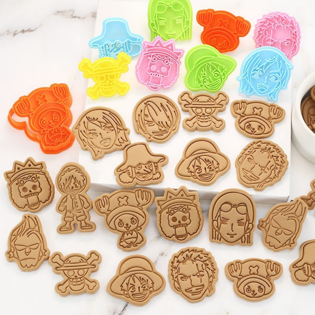 Model Kit One Piece Bandai - One Piece Cookie Cutter Set Cute