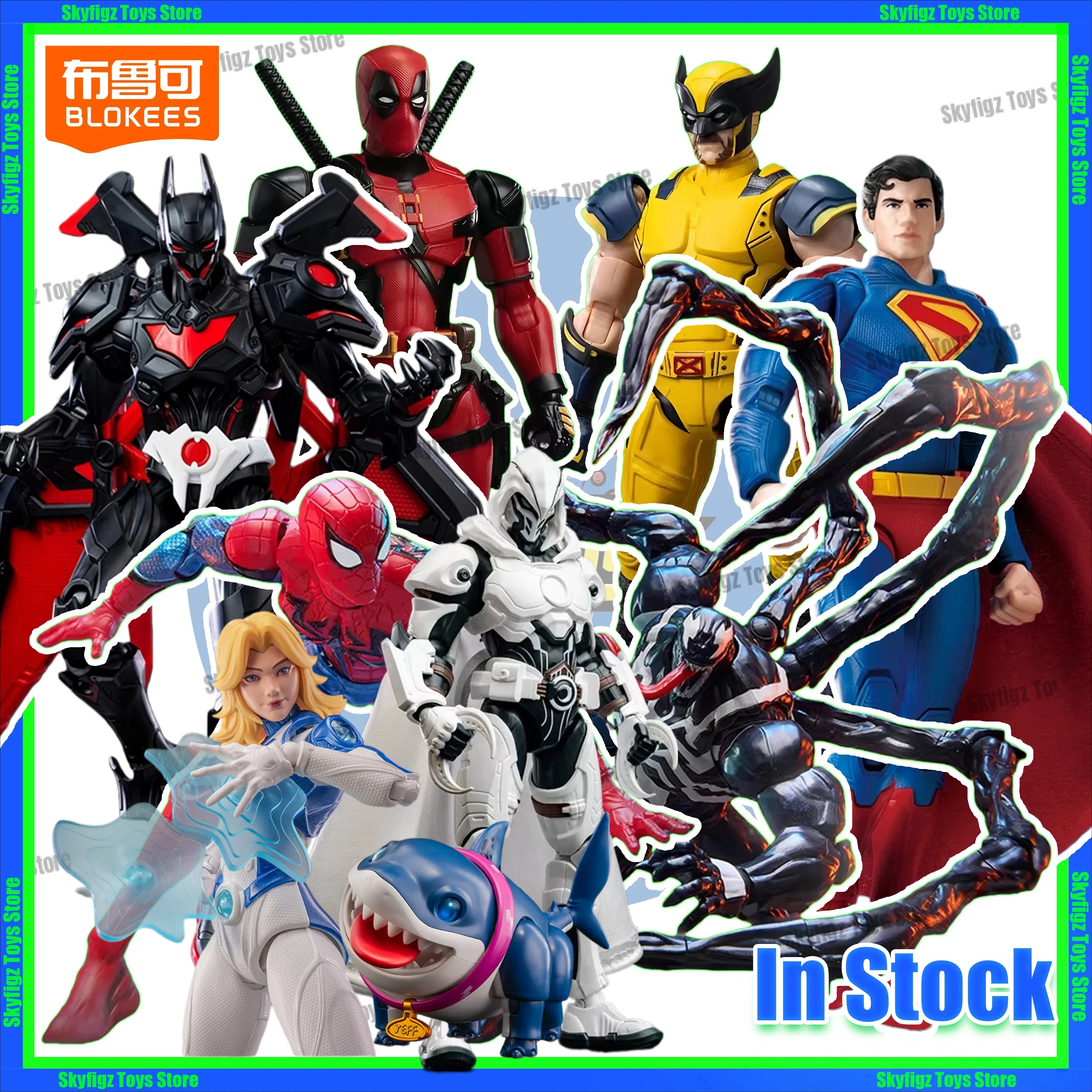 Model Kit Wolverine - In Stock Blokees Marvel Deadpool Wolverine