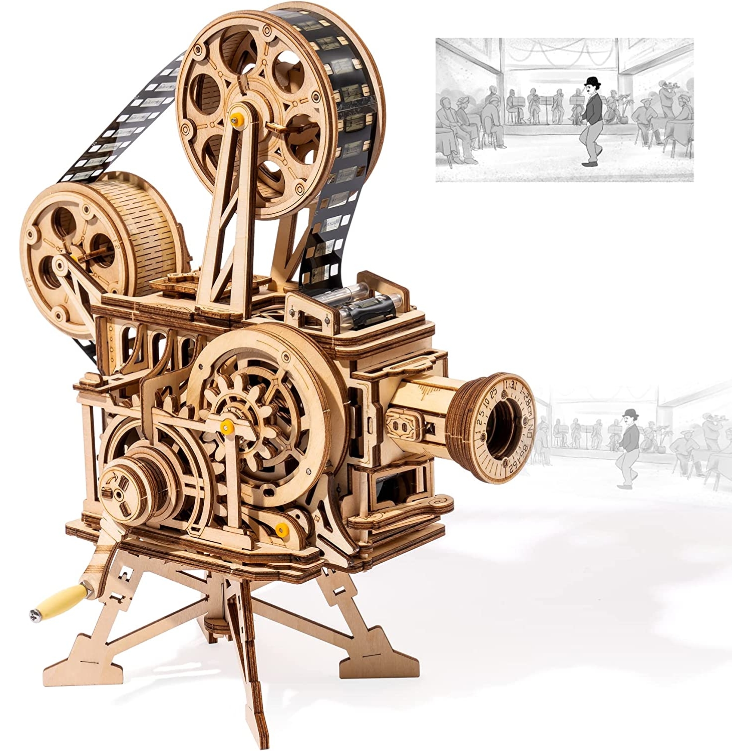 Model Kit Revell - ROKR Vitascope Retro Movie Projector, 3D