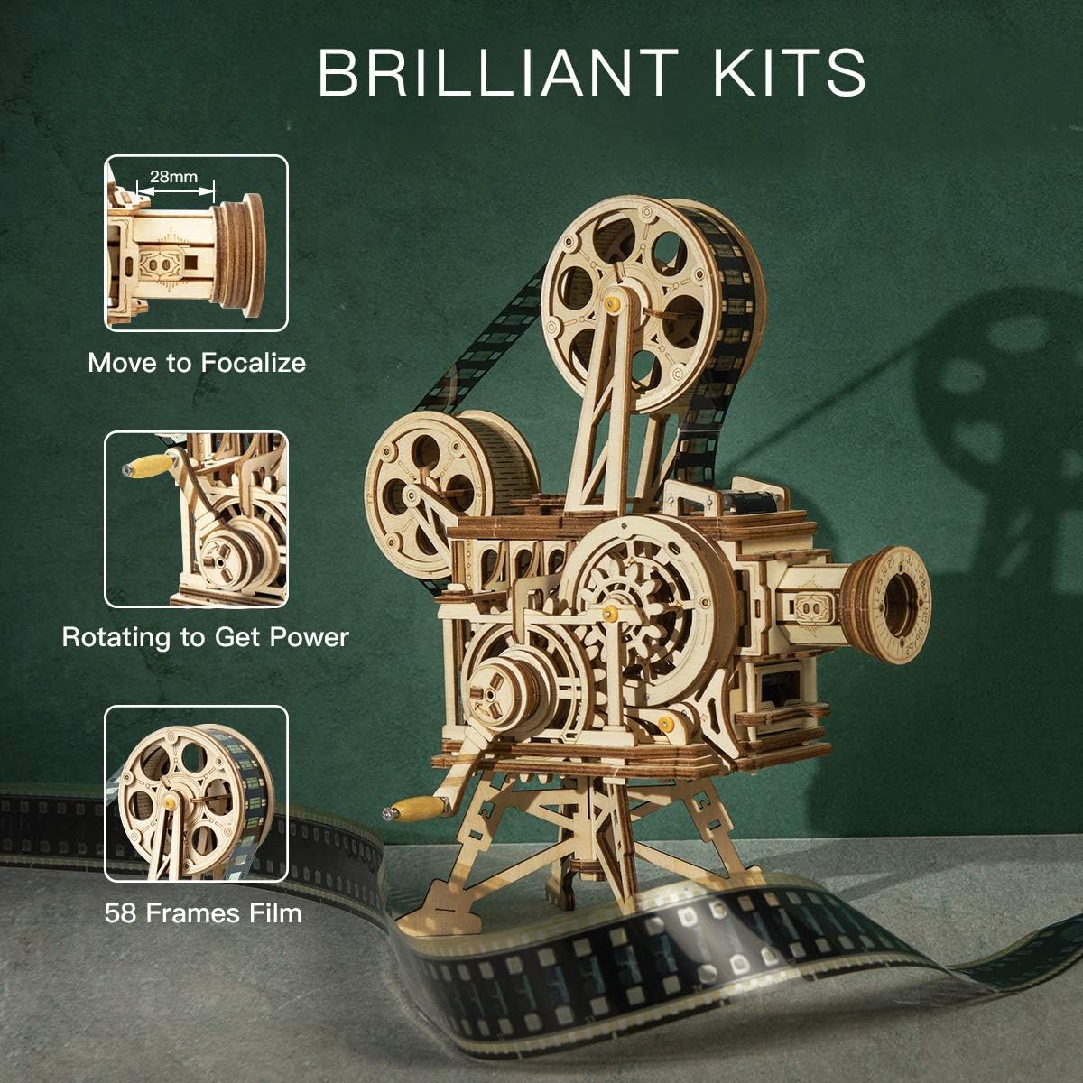 ROKR Vitascope Retro Movie Pro - огляд і ціна Model Kit Revell