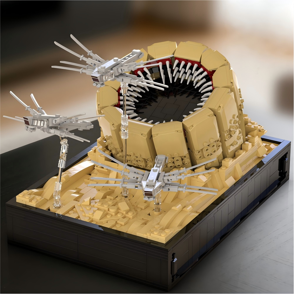 1488PCS Sandworm Attack Buildi - огляд і ціна Model Kit Vs Lego
