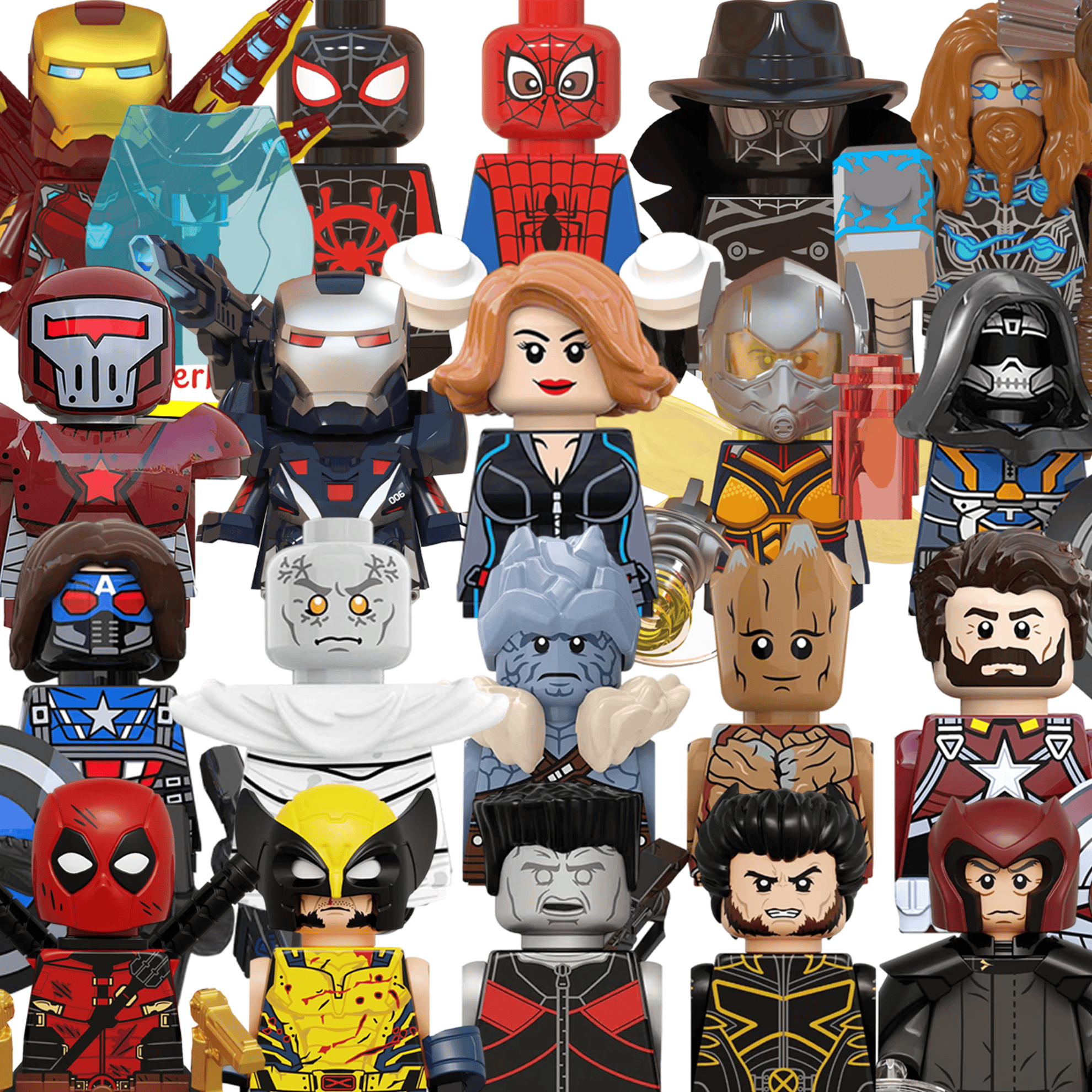 Marvel toy building blocks toy - огляд і ціна Model Kit Wolverine