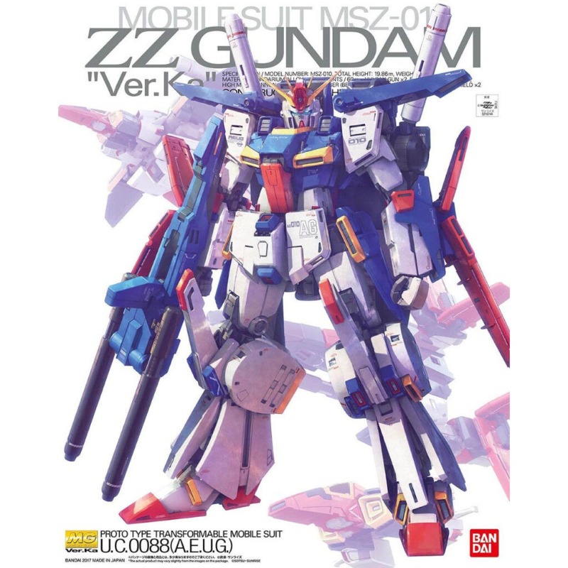 In Stock Bandai MG 1/100 MSZ-0 - огляд і ціна Gundam Model Mg