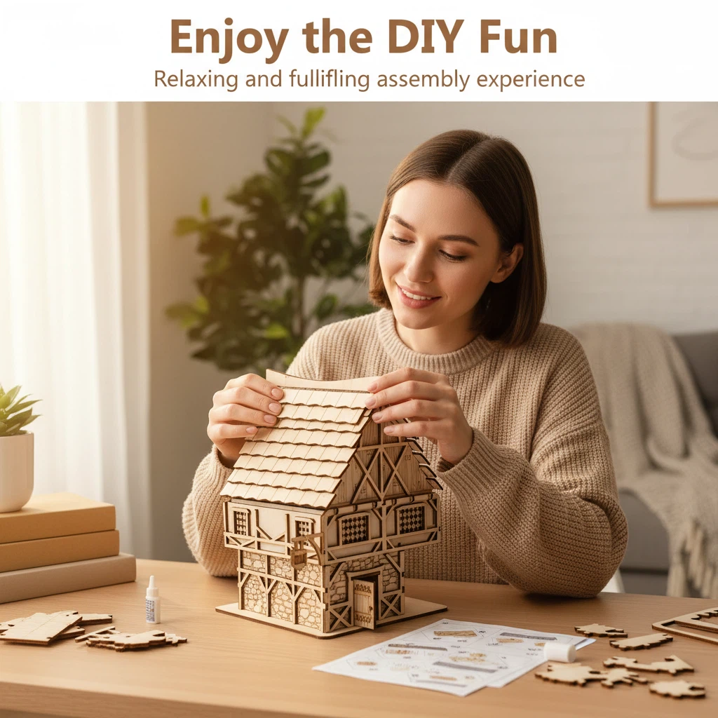 OUZEY DIY Miniature “Dream Inn - огляд і ціна Model Kit Fantasy