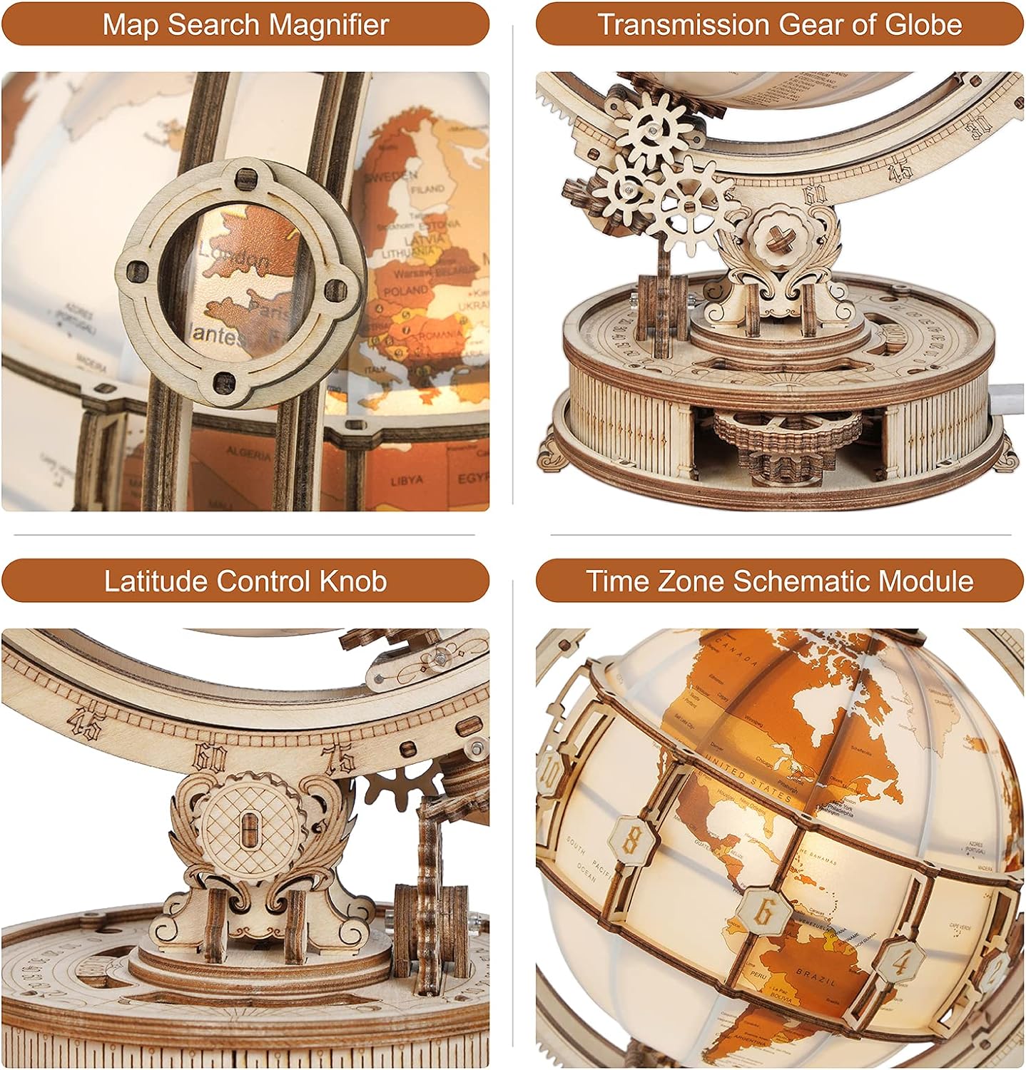 Robotime Rokr 3D Wooden Puzzle - огляд і ціна Model Kit Revell