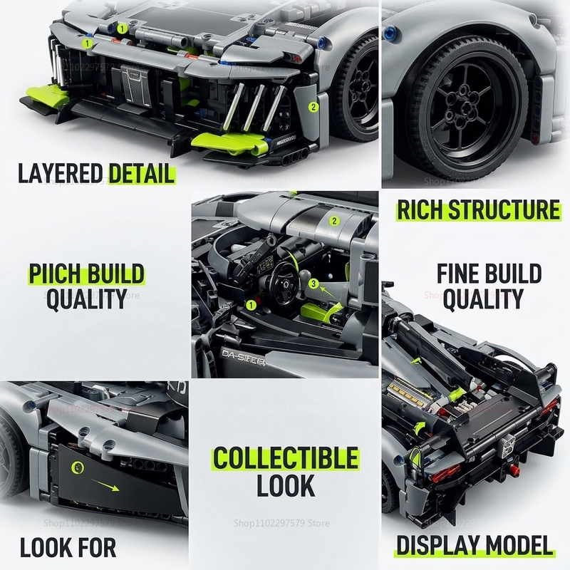 1:10 Scale Racing Sport Car Mo - огляд і ціна Model Kit Fantasy