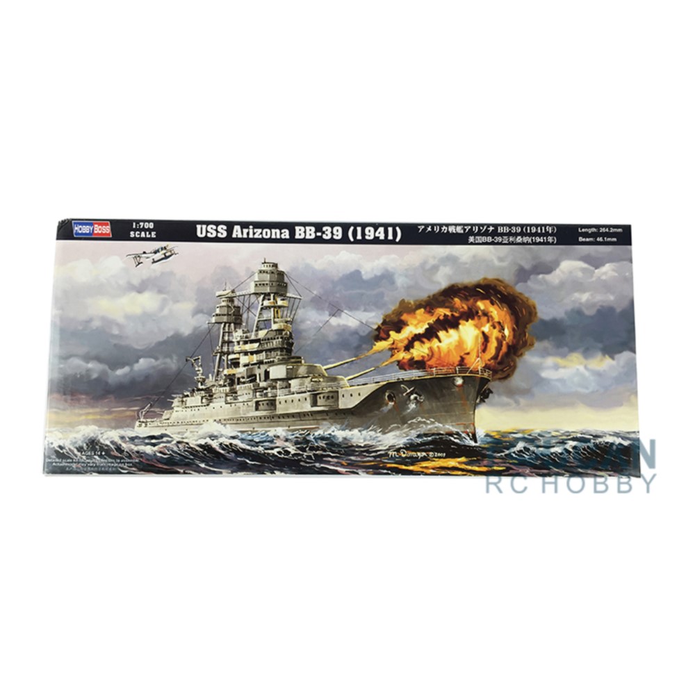 Hobby Boss 83401 1/700 USS Ari - огляд і ціна Model Kit Uss Arizona