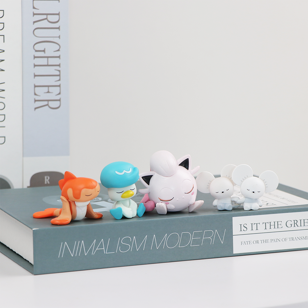 5pcs/Sets Pokemon Maushold Tat - огляд і ціна Model Kit Eevee