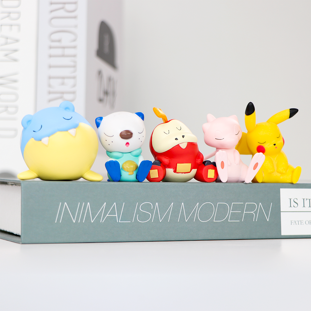 5pcs/Sets Pokemon Maushold Tat - огляд і ціна Model Kit Eevee
