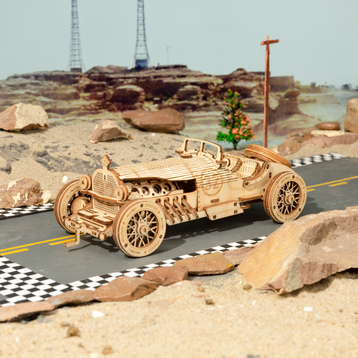 Robotime Classic Car 3D Wooden - огляд і ціна Model Kit Revell
