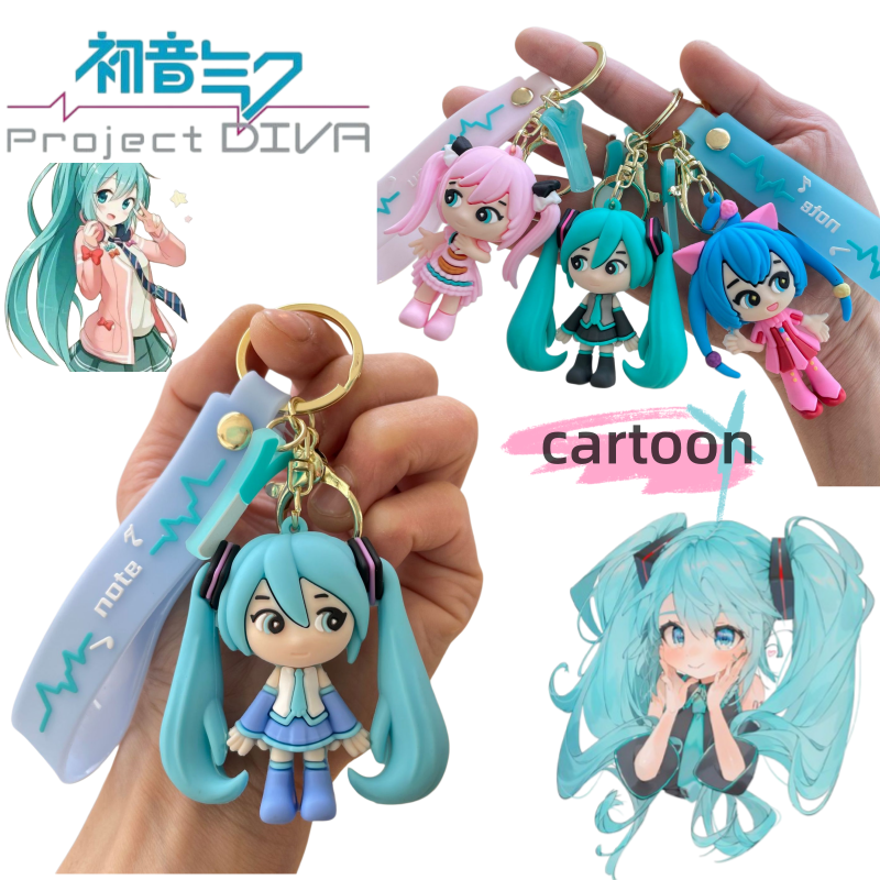 Hatsune Miku Keychain New Crea - огляд і ціна Model Kit Cars