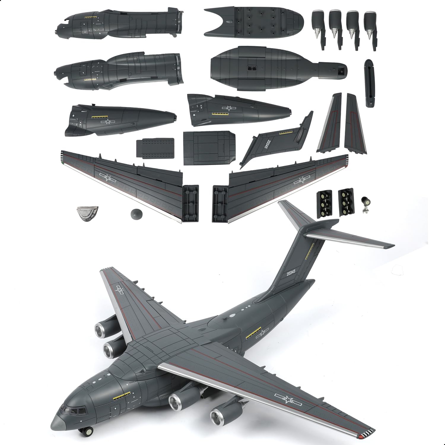1:100 Scale Y-20 Transport Air - огляд і ціна Model Kit Quick