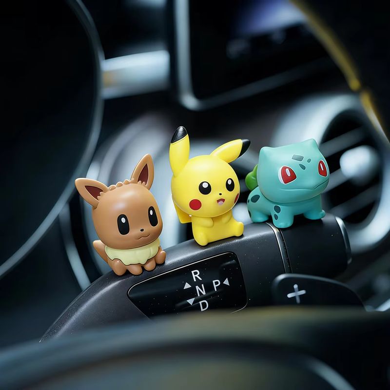 6pcs/Set Anime Pokemon Cartoon - огляд і ціна Model Kit Eevee