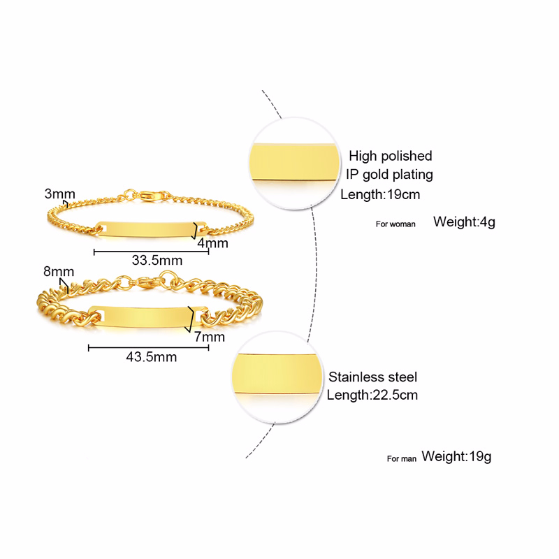 Plate Id Tag Bar Bracelet Cuba - огляд і ціна Model Kit Quick
