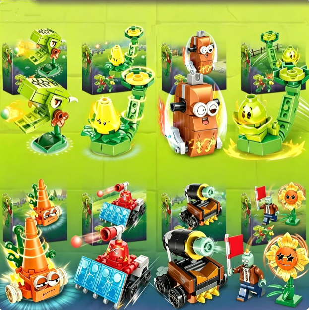 Plants vs. Zombies Battle of t - огляд і ціна Model Kit Vs Lego
