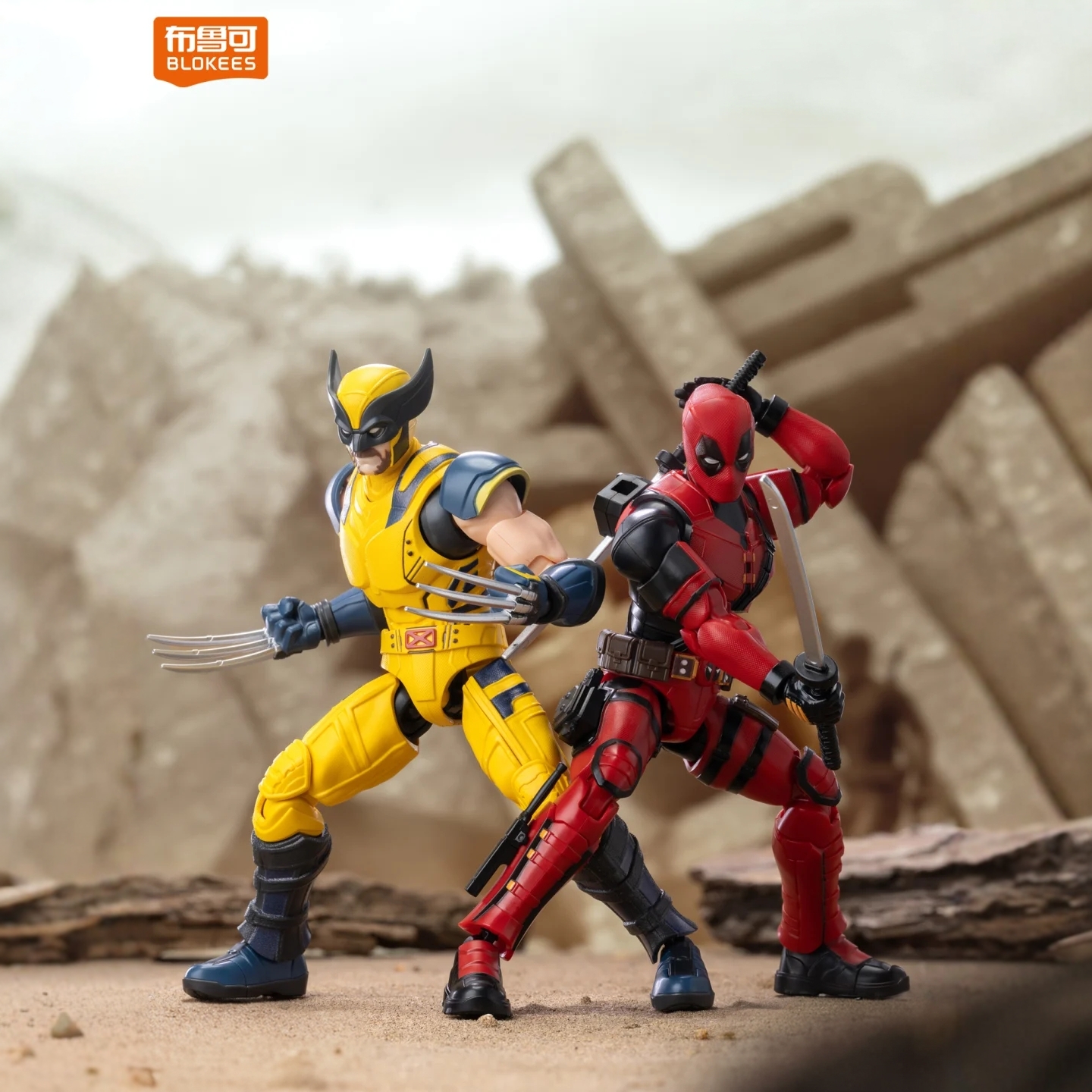 Original BLOKEES Deadpool & Wo - огляд і ціна Model Kit Wolverine