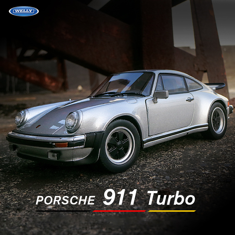 WELLY 1:24 Porsche 911 Turbo 3 - огляд і ціна Model Kit Volkswagen