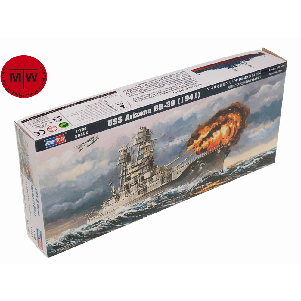 HobbyBoss 83401 1/700 Scale US - огляд і ціна Model Kit Uss Arizona
