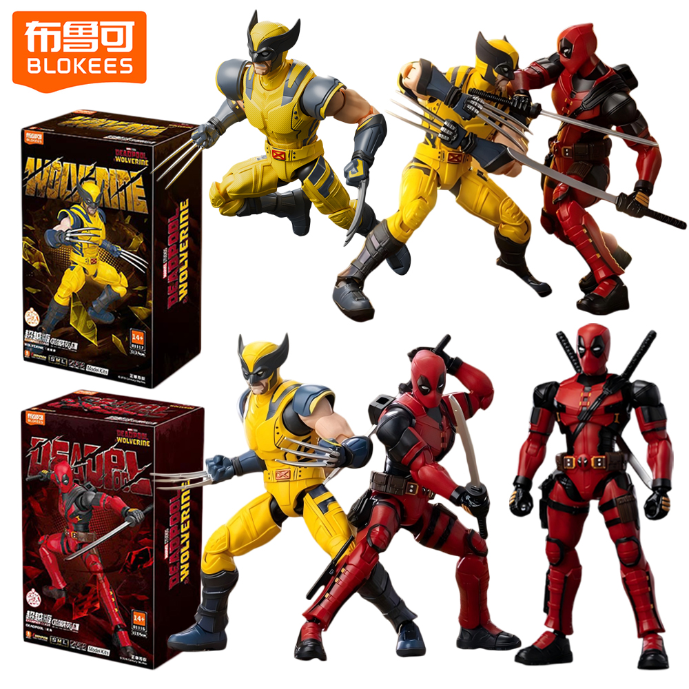 Original Blokees Marvel Action - огляд і ціна Model Kit Wolverine