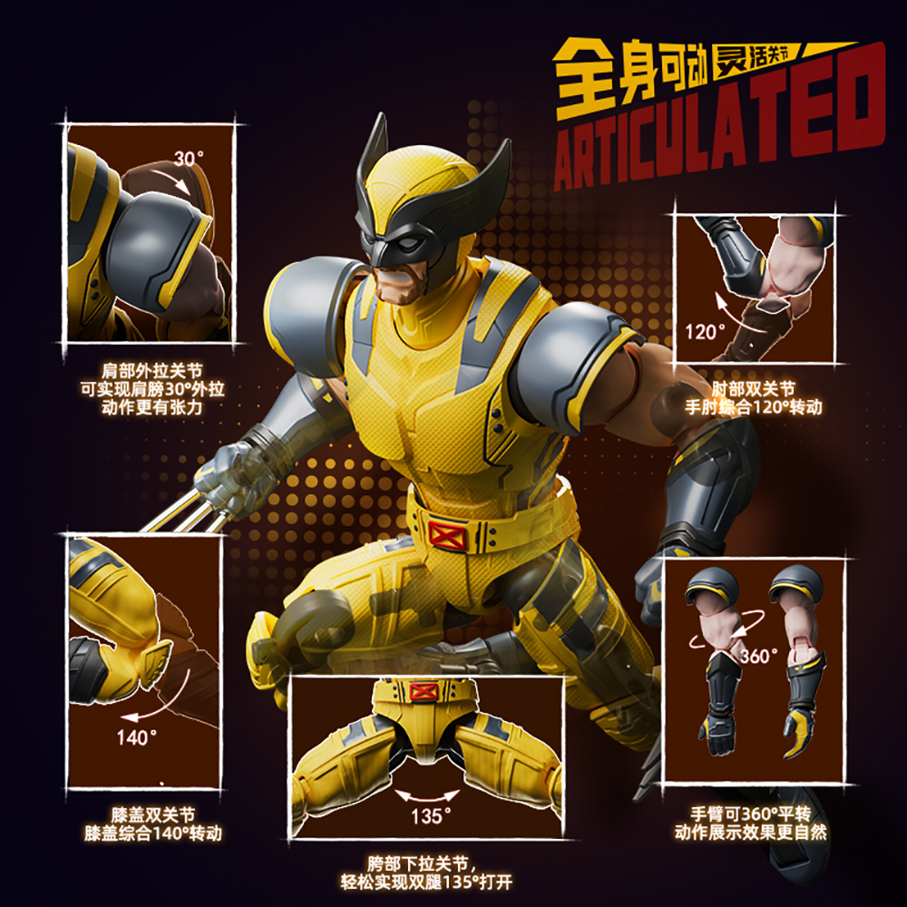 Original Blokees Marvel Action - огляд і ціна Model Kit Wolverine