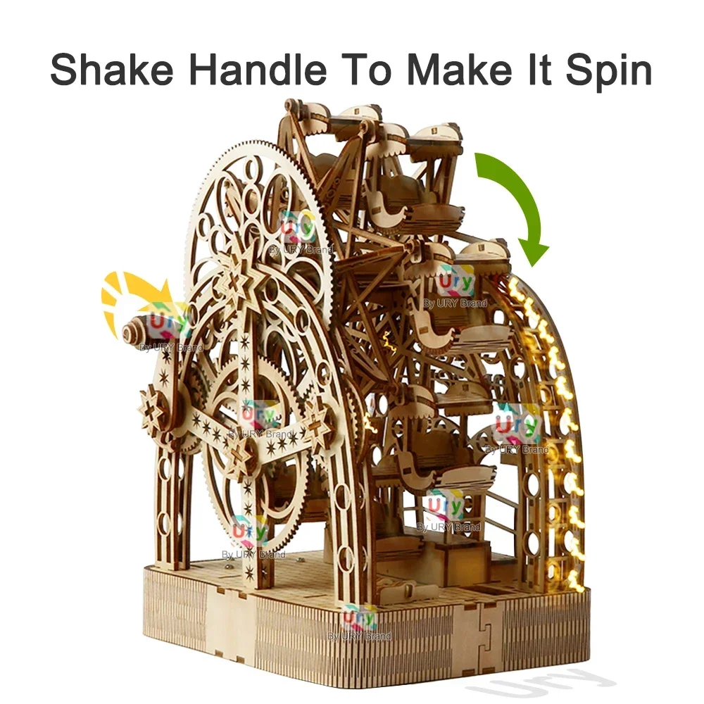 Ury 3D Wooden Puzzles Led Hand - огляд і ціна Model Kit Revell