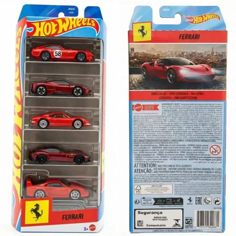 New Hot Wheels Ferrari JLN12 5 - огляд і ціна Model Kit Cars