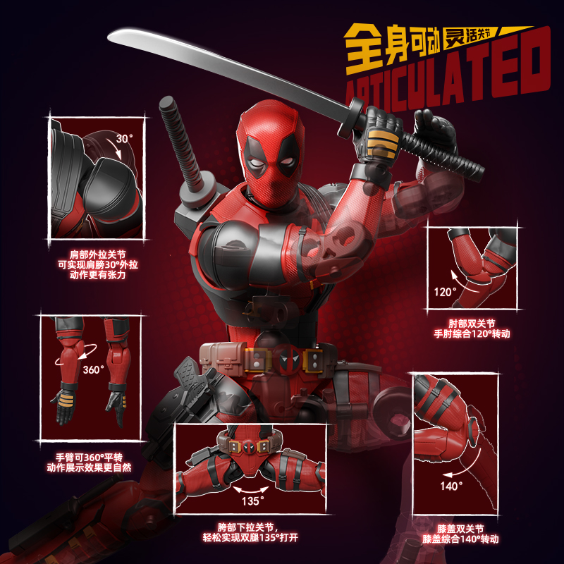BLOKEES Original 2024 Deadpool - огляд і ціна Model Kit Wolverine